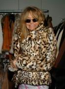 Goldie Hawn wearing Leopard Print Coat Model 9005 - SOLD OUT